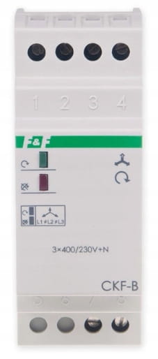 F&F czujnik kolejności i zaniku faz CKF-B 01